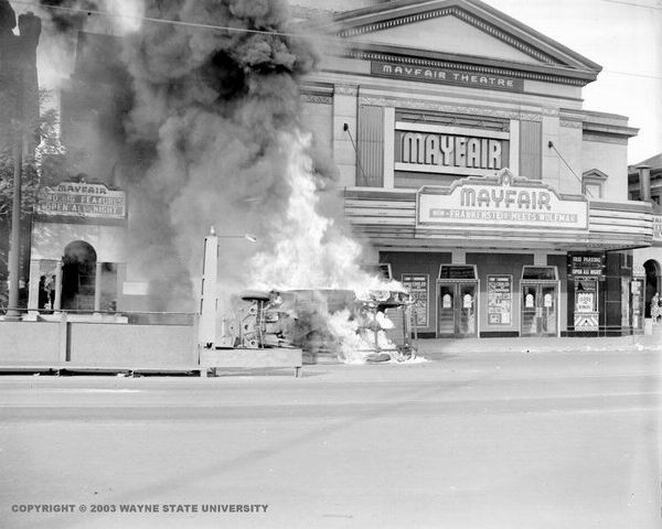 Bonstelle Theatre - Old Photo From Wayne State Library